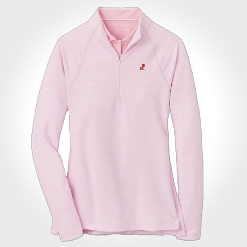 Peter Millar Women's Sugar Stripe Raglan Perth Quarter-Zip