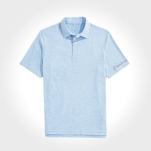 Vinyevard Vines Men's Blank Heathered Winstead Stripe Sankaty Polo