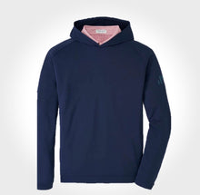 Load image into Gallery viewer, Men's Peter Millar Pine Performance Hoodie, Navy
