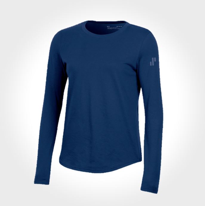 Under Armour Women's Performance Cotton Long-Sleeve T-Shirt